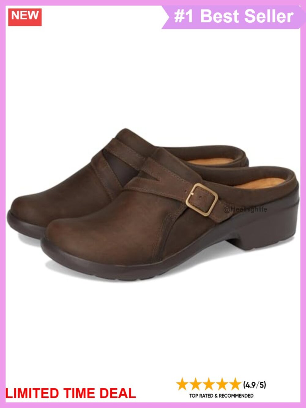 Artisan Crafted Leather Mule Loafer with Ultimate Comfort Foam Footbed